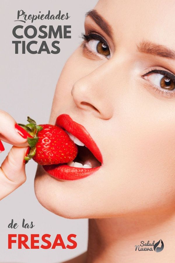 propiedades cosméticas de las fresas